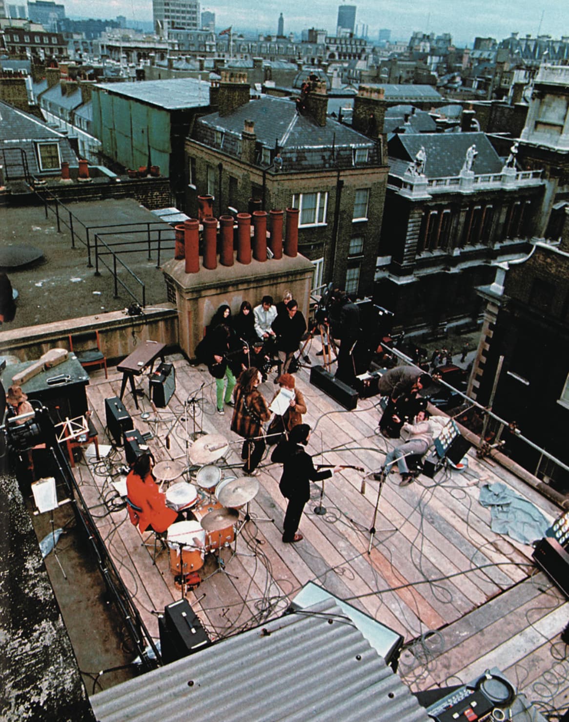 beatles rooftop concert poster